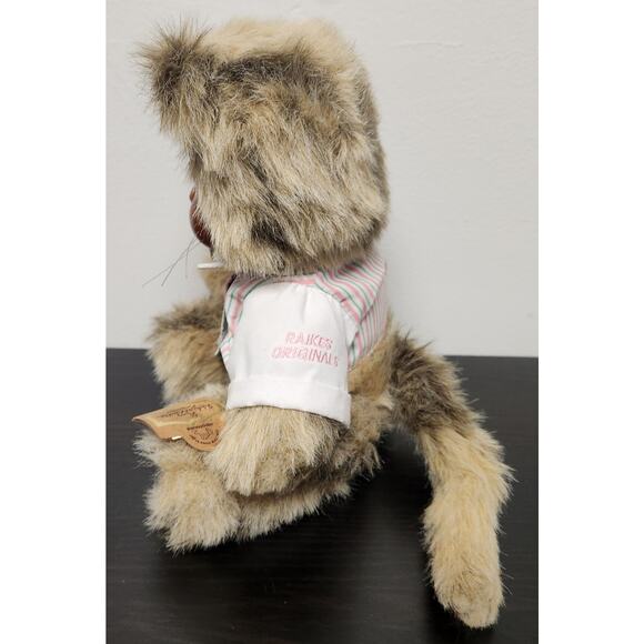 Vintage Robert Raikes Original "38558 Sidney" Wooden Face Doll w/ Tags & Signed - Picture 6 of 9